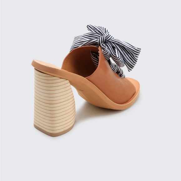 DOLCE VITA Amber Leather Heeled Sandal SZ 7.5 BRAND NEW - Picture 4 of 14